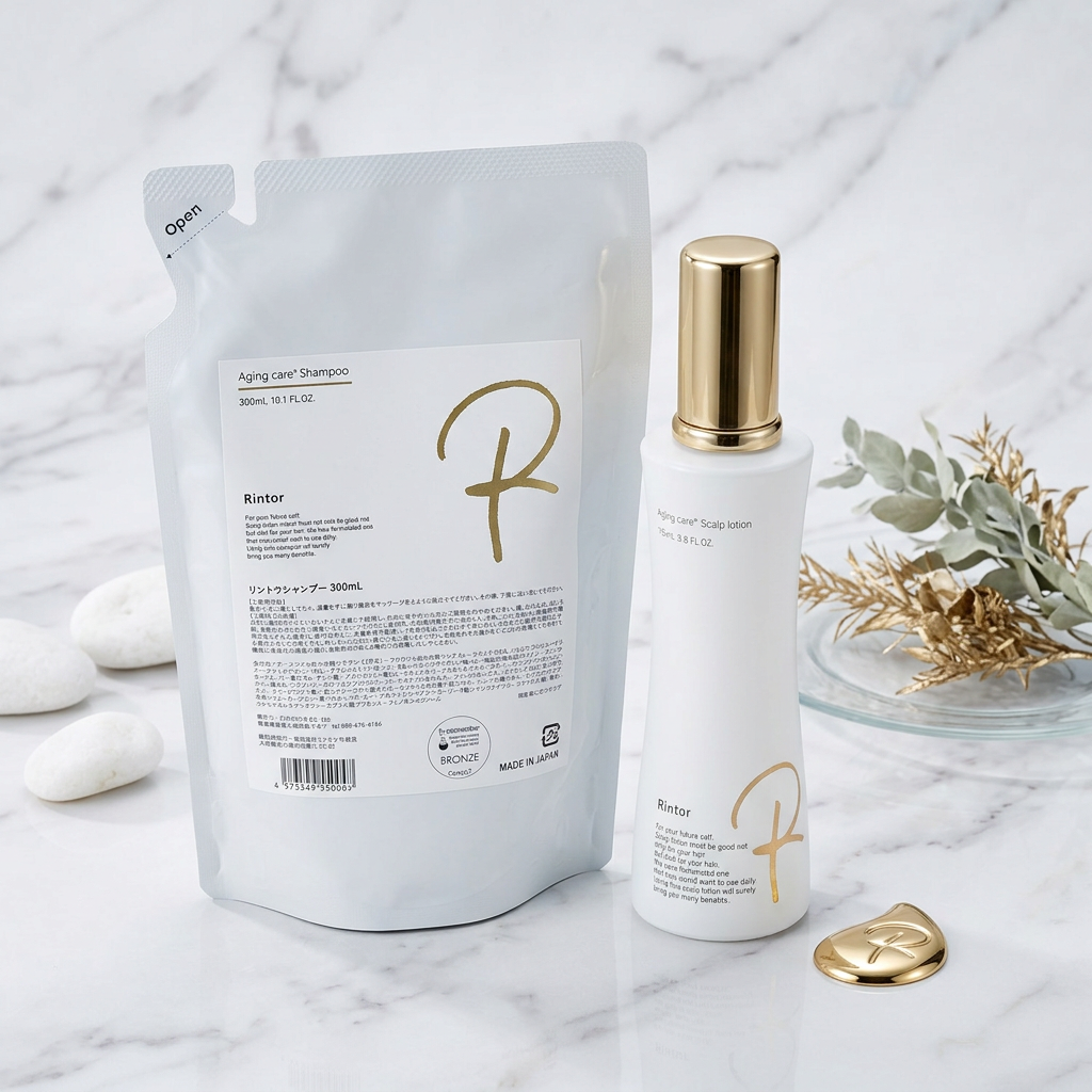 リントワシャンプー300ml (R)&スカルプローション115ml　セット
